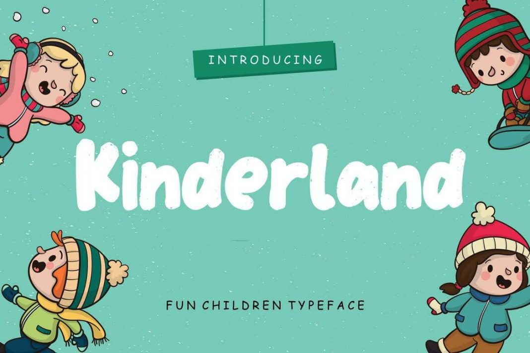 Kinderland Fun Children Typeface