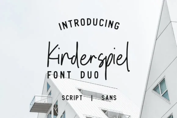 Kinderspiel Duo Font