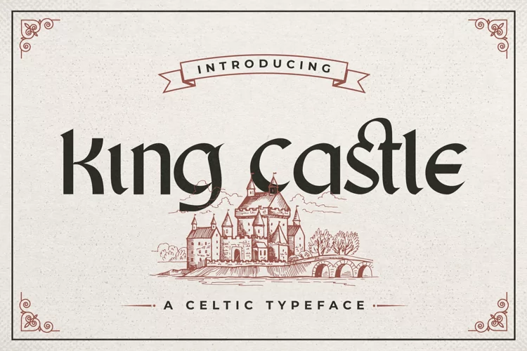 King Castle – Celtic Typeface