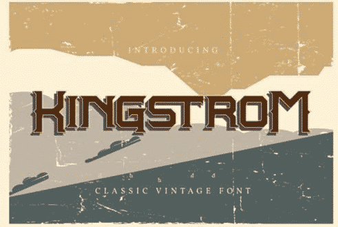Kingstrom Font