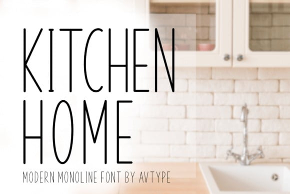 Kitchen Home Font