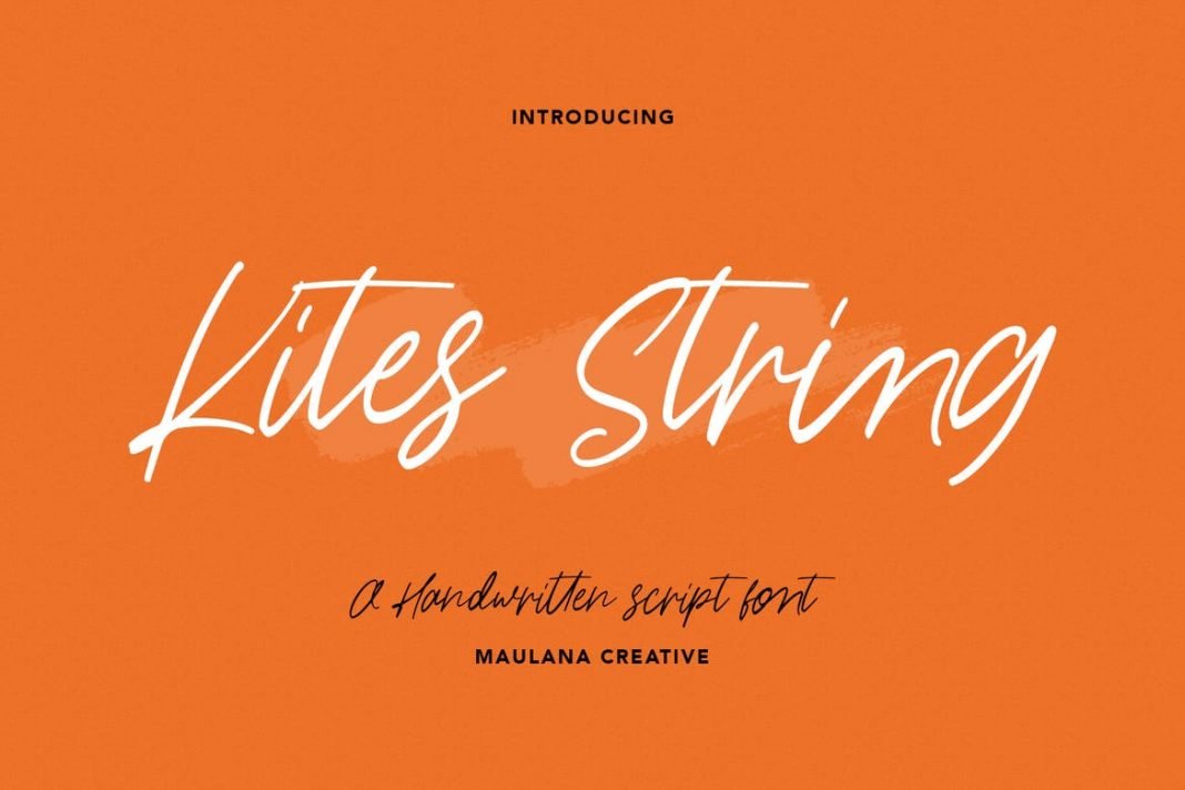 Kites String Handwritten Font