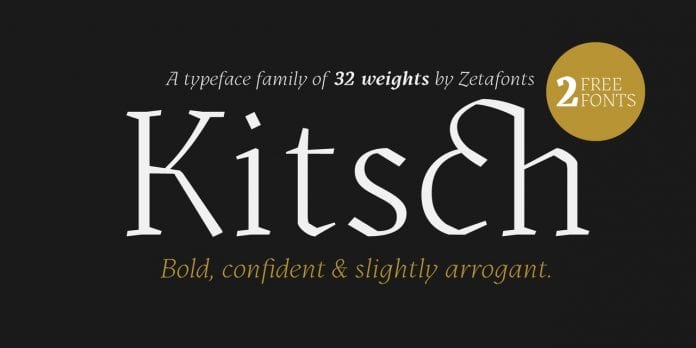 Kitsch Font Families