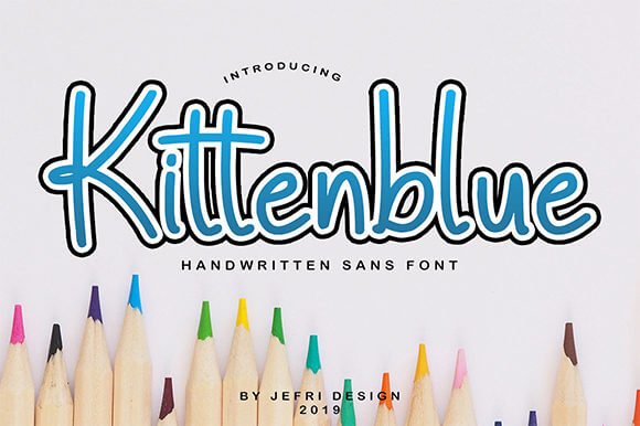 Kittenblue Font