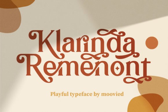 Klarinda Remenont Font