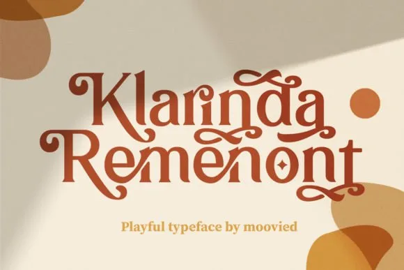 Klarinda Remenont Font