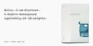 Klartext Mono Font
