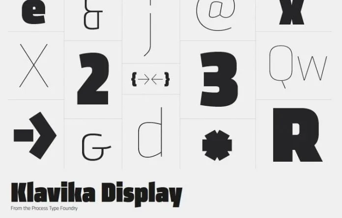 Klavika Font Family