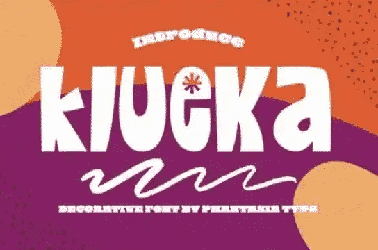 Klueka - Decorative Display Font