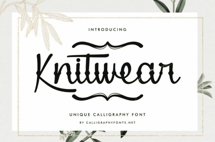 Knitwear regular Font