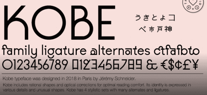 Kobe Font