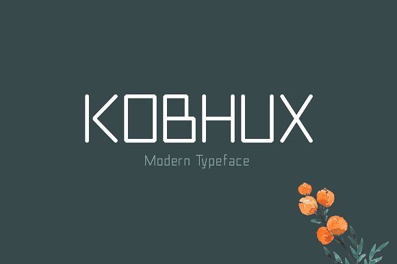 Kobhux Typeface