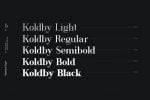Koldby Font