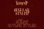 Kompot Font