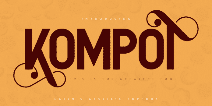 Kompot Sans Font Family