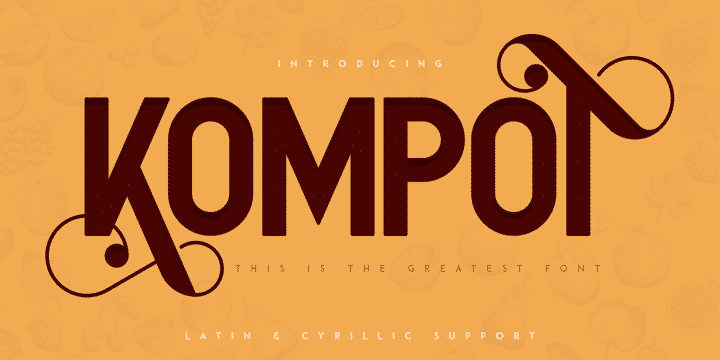 Kompot Sans Font Family