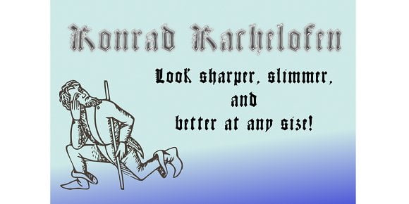 Konrad Kachelofen Font