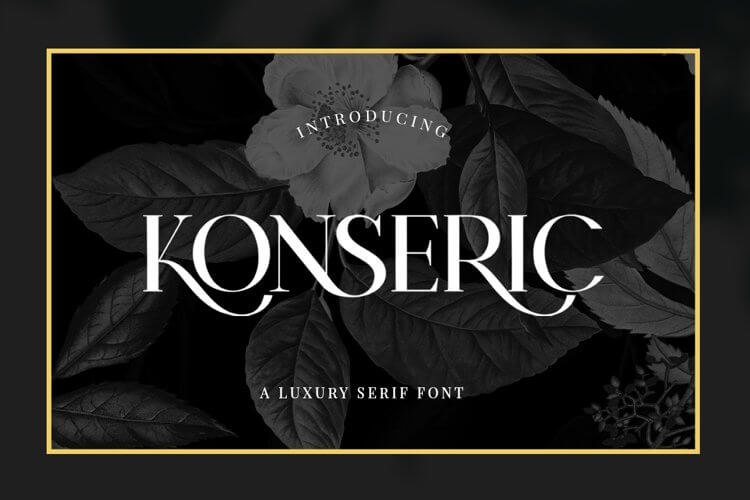 Konseric Luxury Serif Font