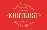 Kontrast - Free Neo Classical Typeface Font