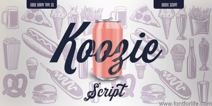 Koozie Script Font