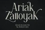 Korenah Serif Decorative Display