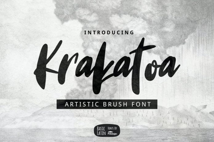 Krakatoa Brush Font