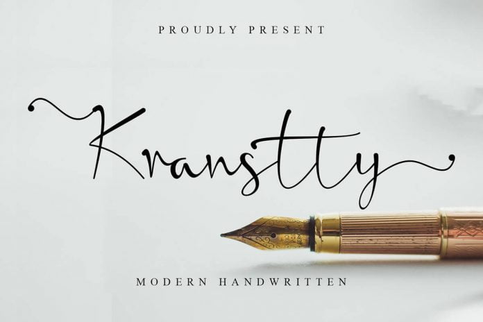 Kranstty - Modern Handwritten Font