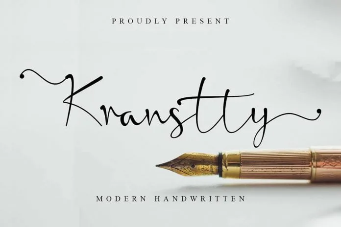 Kranstty - Modern Handwritten Font