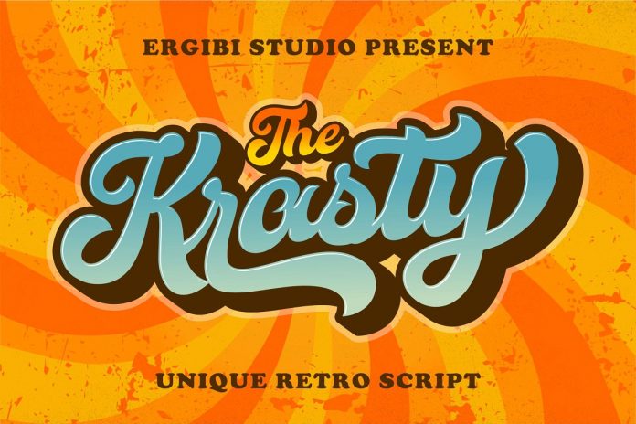 Krasty - Unique Retro Font