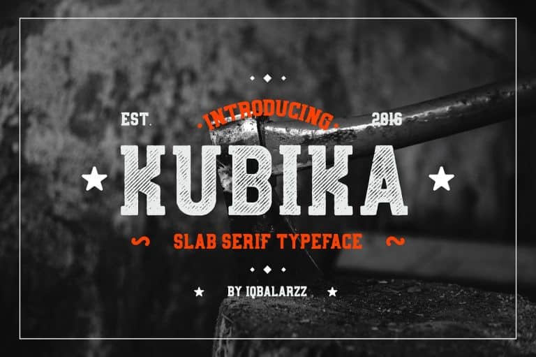 Kubika Slab Serif Font