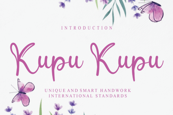 Kupu Kupu Font
