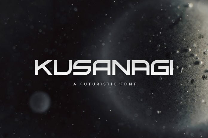 Kusanagi Futuristic Font