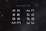 Kusanagi Futuristic Font