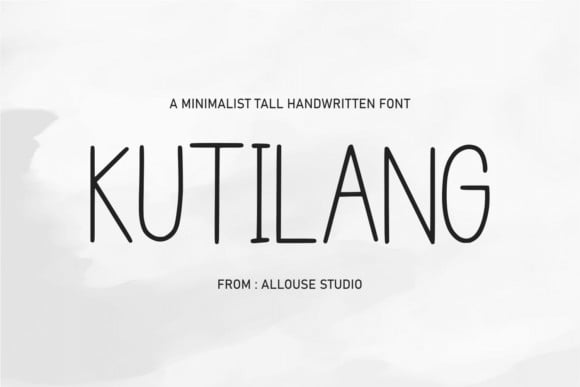 Kutilang Font