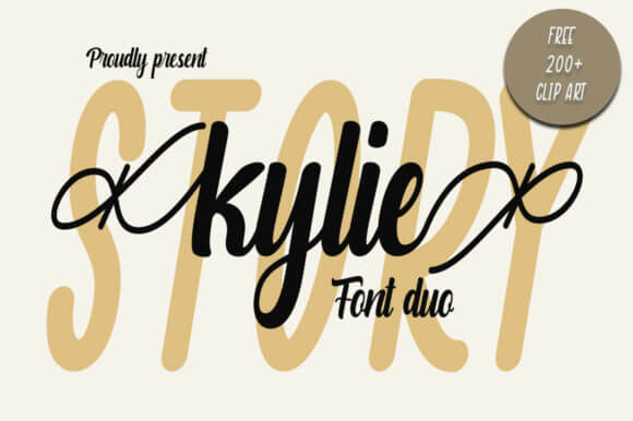 Kylie Story Duo Font