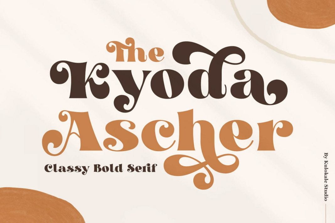 Kyoda Ascher - Bold Serif Font