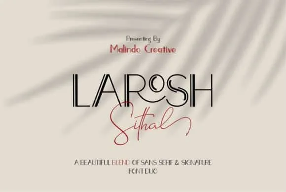 LAROSH Sithal Font