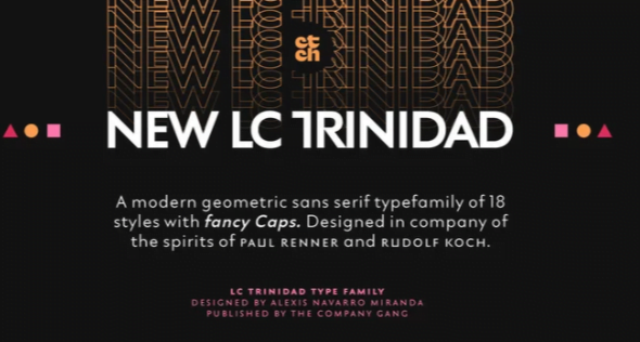 LC Trinidad Font Family