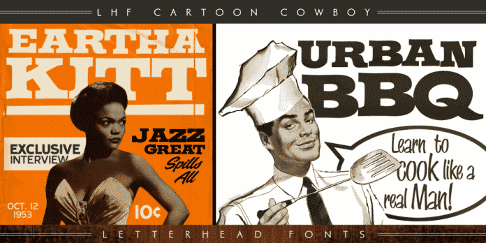 LHF Cartoon Cowboy Font LHF Cartoon Cowboy Font