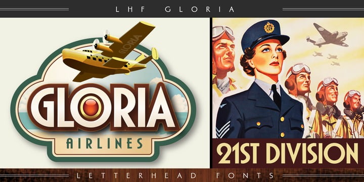 LHF Gloria Font Family Free Download