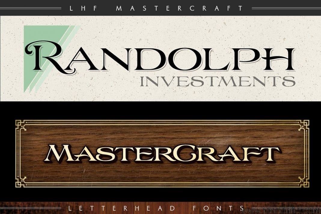 LHF Mastercraft Font