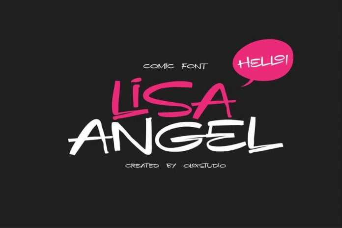 LISA ANGEL - Comic font
