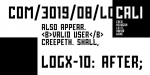 LOGX-10 Font
