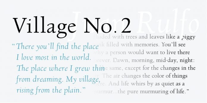 LTC Village No 2 Pro font