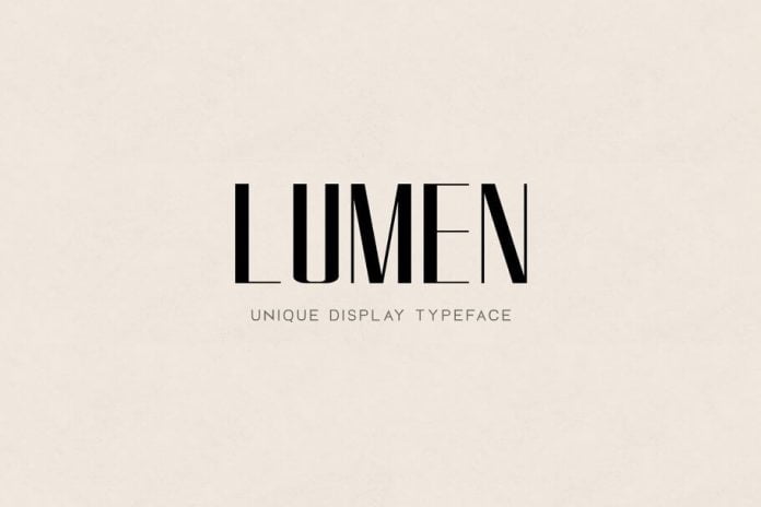 LUMEN - Display Headline Typeface