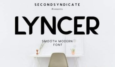 LYNCER - Modern and minimalis font
