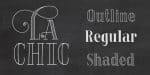 La Chic Font Family