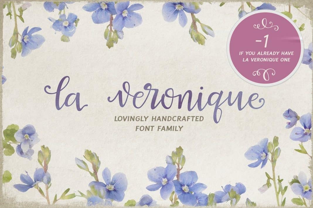 La Veronique Minus 1 Font