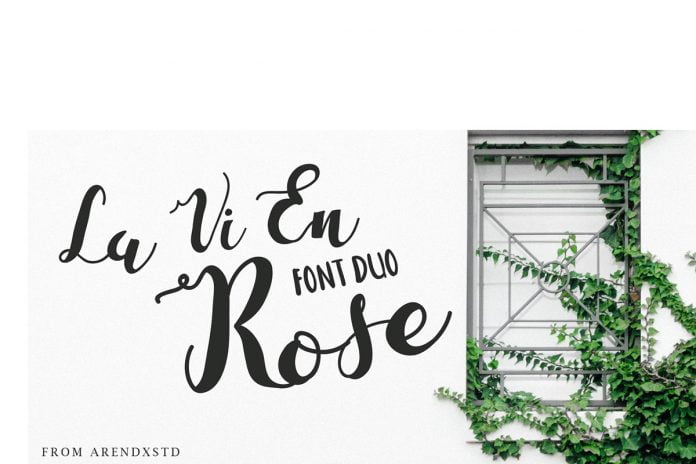 La Vi En Rose Font
