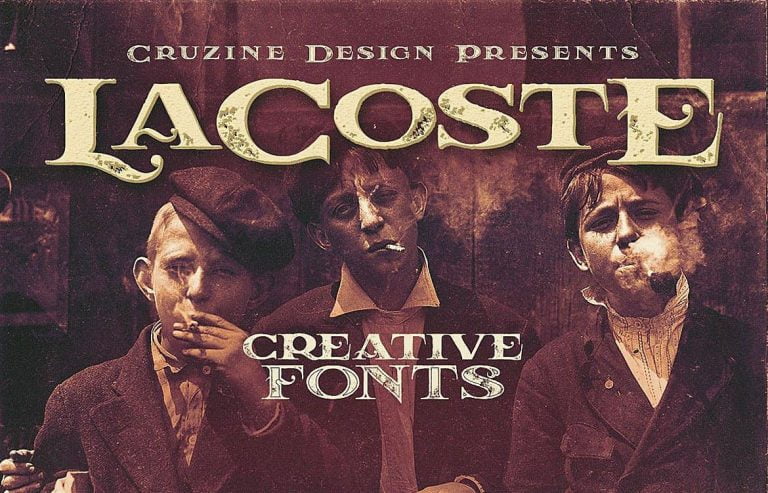 LaCoste Typeface Font Free Download